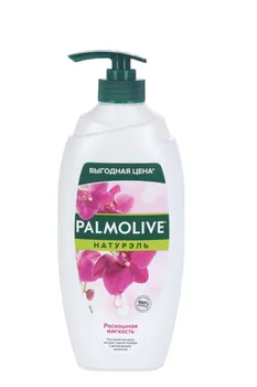 Гель-крем д/душа Palmolive Натурэль Роскош мягк Черн Орхид и Увл Молоч, 750 мл, (61017332)