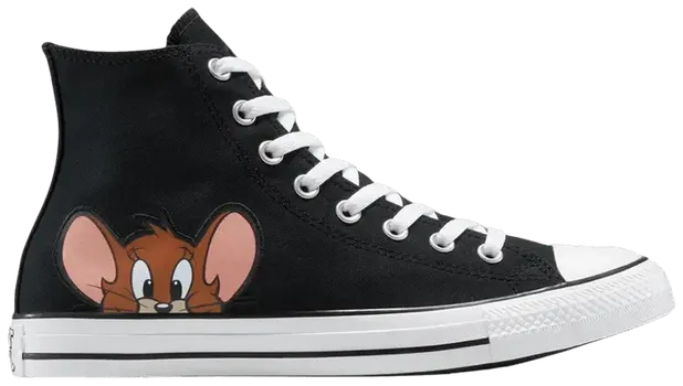 Кроссовки Converse Tom & Jerry x Chuck Taylor All Star High 'Black', черный
