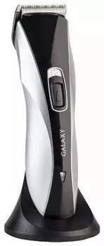 Машинка для стрижки Galaxy GL 4155, насадок 4, серебристый/черный (GL4155)