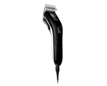 Машинка для стрижки Philips QC5115, режимов 1, насадок 1, черный/белый (QC5115/15)
