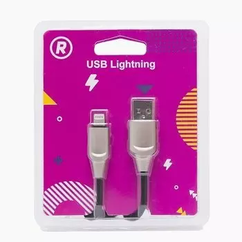 Lightning 8-pin-USB, 1м, золотистый RockBox RC-L02 gold (102054)
