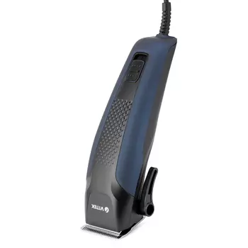 Машинка для стрижки VITEK VT-2580, насадок 4, синий/черный (VT-2580)