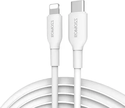 Lightning 8-pin-USB Type-C, 3A, 1м, белый ROMOSS CB171 (DYDC01054/CB171-63-123)
