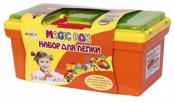 Масса для лепки ALTACTO CLAY "Волшебный сундук", 6 цветов, 510г (ACL1502-112)