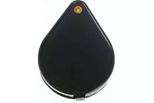 Лупа складная STAYER, 6 кратное увеличение, d 60 мм, карманная лупа, черный (40521-60)
