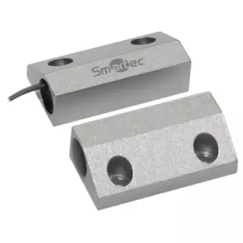 Магнитоконтактный датчик Smartec ST-DM130NC-SL, накладной для металлических дверей, зазор 50 мм, серебряный (ST-DM130NC-SL)