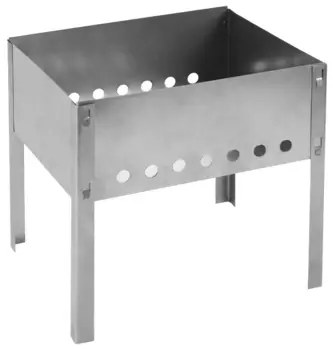 Мангал Grinda Barbecue, разборный, сталь 300 мкм, без шампуров (427780)