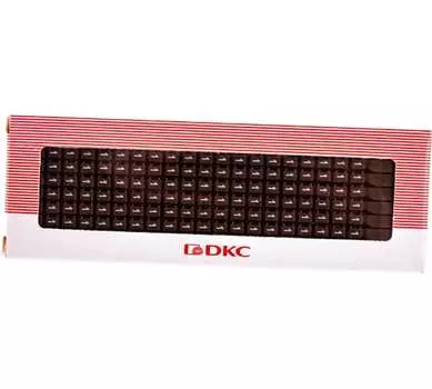 Маркер для кабеля DKC MKF1S2 символ "1" для кабеля сечением 1.5-2.5мм, 200 шт., коричневый (MKF1S2)