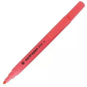 Маркер Флуоресцентный Centropen Fax, красный (8722/1К)