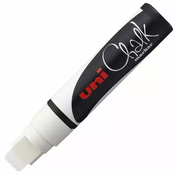 Маркер меловой UNI, белый (PWE-17K WHITE)