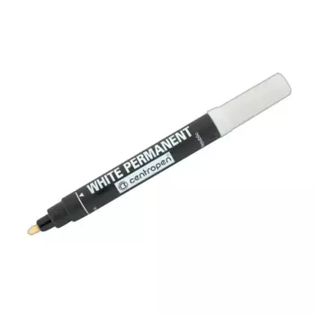 Маркер перманентый Centropen, белый (8586 / 1 бел)