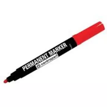 Маркер перманентый Centropen, красный (8566 / 1 К)