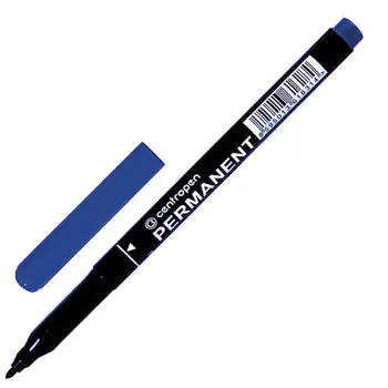 Маркер перманентый Centropen, синий (2536 / 1С)