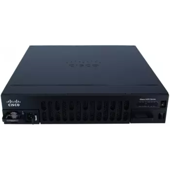 Маршрутизатор Cisco ISR4451-X/K9, LAN: 2x1 Гбит/с SFP 4x1 Гбит/с, WAN 1x1 Гбит/с, кол-во SFP/uplink: combo RJ-45/SFP 4x1 Гбит/с (ISR4451-X/K9)