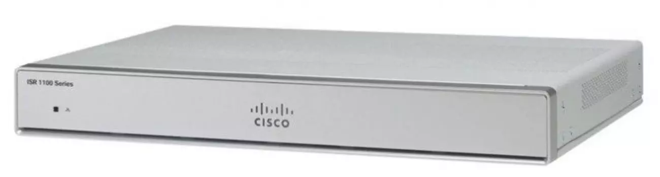 Маршрутизатор Cisco ISR 1100 8P, LAN: 8x1 Гбит/с, WAN 2x1 Гбит/сек, кол-во SFP/uplink: 1x1 Гбит/с (C1111X-8P)