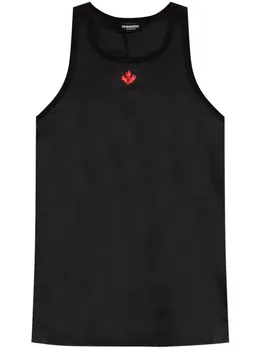 Dsquared2 хлопковый топ, черный