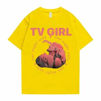 Cults TV Girl One Night Only футболка с графическим принтом унисекс винтажные футболки унисекс женская повседневная футболка большого размера унисекс хлопковые топы футболка L