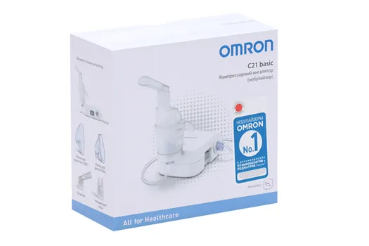 Небулайзер OMRON С21 Basic ингалятор компрессорный