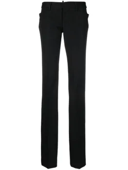 Dsquared2 узкие брюки из вирджинской шерсти, черный