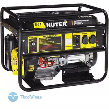 Электрогенератор бензиновый DY8000LX Huter