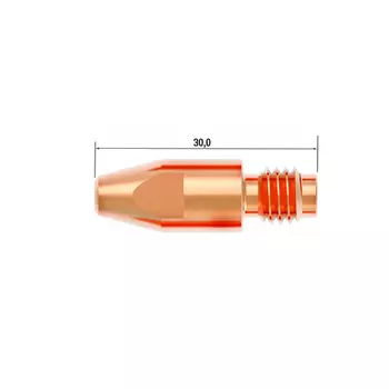 Контактный наконечник Fubag M8х30 мм CuCrZr D=1.0 мм (25 шт.) [FB.CTM8.30-10L]