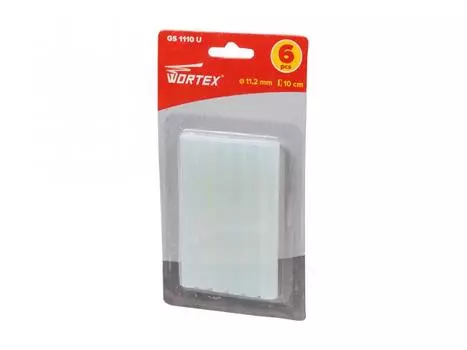 Клеевые стержни WORTEX универсальные, 6 шт (GS1110U00011)