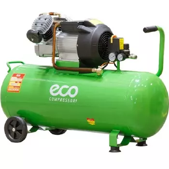 Компрессор ECO AE-1005-3 (440 л/мин, 8 атм, коаксиальный, масляный, ресив. 100 л, 220 В, 2.20 кВт)