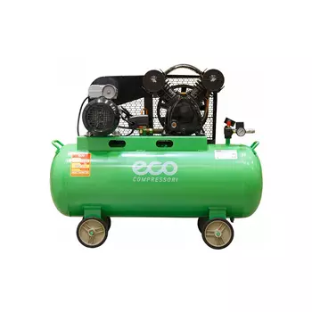 Компрессор ECO AE-1005-B1 (380 л/мин, 8 атм, ременной, масляный, ресив. 100 л, 220 В, 2.20 кВт)