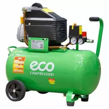 Компрессор ECO AE-501-3 (260 л/мин, 8 атм, коаксиальный, масляный, ресив. 50 л, 220 В, 1.80 кВт)