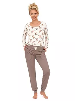 Пижамы Reni long pyjamas Beige