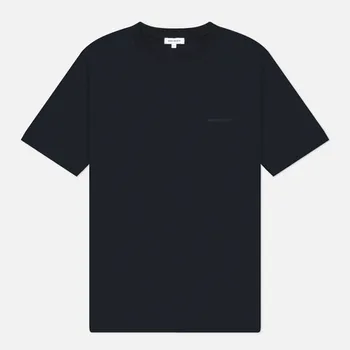 Мужская футболка Norse Projects Johannes Organic Norse Logo Print, цвет синий, размер M