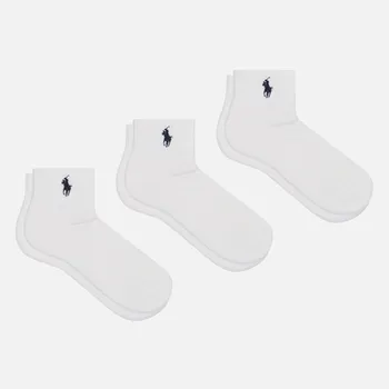 Комплект носков Polo Ralph Lauren Ankle Poly Blend 6-Pack, цвет белый, размер 35-40 EU