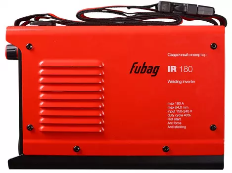 Сварочный инвертор Fubag IR 180 MMA сварки 31402