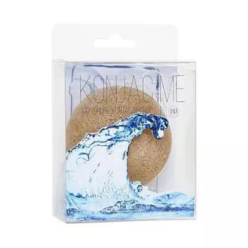 Воздушный спонж Конняку Beauty Me Korea для лица зеленый чай