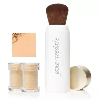 Защитная пудра с кистью - цвет загара - Powder-Me SPF30 Refillable Brush Tanned
