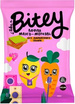 Вафли Take a Bitey Манго-Морковь 35г. Доставим до двери!