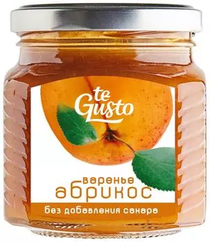 Варенье Te Gusto абрикосовое 300г - Vprok.ru Перекрёсток