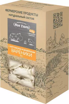 Вареники Моя узола Премиум с картофелем и шкварками 800г