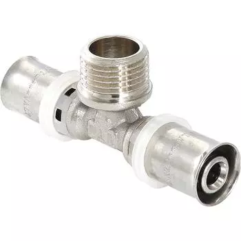Тройник комбинированный Valtec 26x3/4"x26 мм НР латунь VTM.233.N.260526
