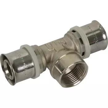 Тройник комбинированный Valtec 26x3/4"x26 мм ВР латунь VTM.232.N.260526