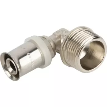 Угол комбинированный 90° Valtec 3/4"x16 мм НР латунь VTM.253.N.001605
