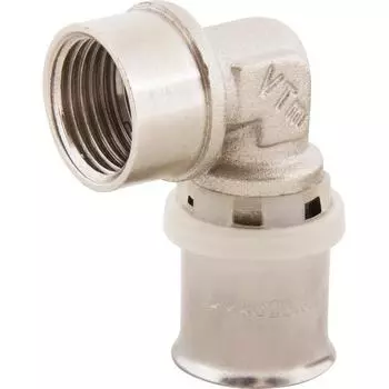Угол комбинированный 90° Valtec 1/2"x20 мм ВР латунь VTM.252.N.002004