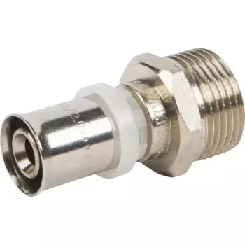 Муфта комбинированная Valtec 3/4"x16 мм НР латунь VTM.201.N.001605