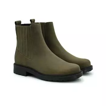 Женские челси Clarks, оливковые