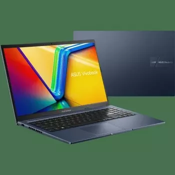 Ноутбук Asus Vivobook 15 X1502VA-BQ924 Core i7 13620H 16Gb SSD512Gb Intel Iris Xe graphics 15.6" IPS FHD (1920x1080) без ОС blue WiFi BT Cam (90NB10T1-M01890)