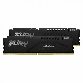 Оперативная память Kingston Fury Beast Black EXPO DDR5 DIMM 6000MHz CL36 - 64Gb Kit (2х32Gb) KF560C36BBEK2-64