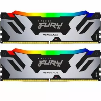 Оперативная память Kingston Fury Renegade RGB XMP DDR5 DIMM 6400Mhz CL32 - 64Gb (2x32Gb) KF564C32RSAK2-64