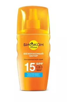 Спрей солнцезащитный Биокон SPF-15, 160 мл