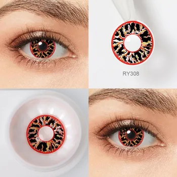 Разноцветные линзы для Хеллоуина 14.0mm