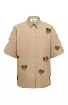 Хлопковая рубашка MSGM
